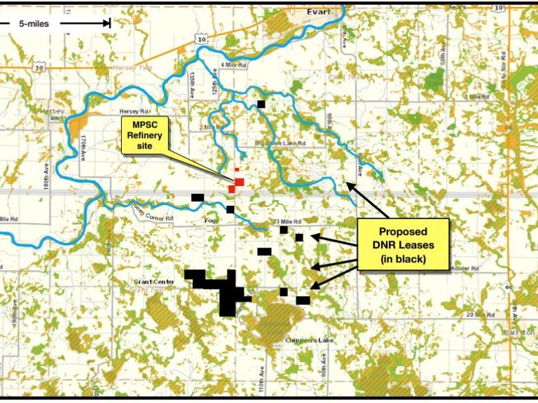 DNR Leasing map photo